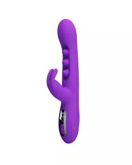 PRETTY LOVE - SABIEN RABBIT VIBRATOR MIT KLOPFSTIMULATION UND LILA LED