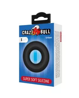 CRAZY BULL - URBAN SUPERSOFT SILIKON-PENNISRING SCHWARZ