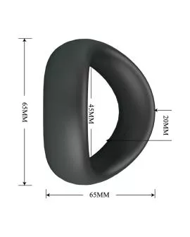 CRAZY BULL - VALEN ERGONOMISCHER SILIKON-PENISRING SCHWARZ