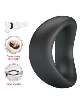 CRAZY BULL - VALEN ERGONOMISCHER SILIKON-PENISRING SCHWARZ