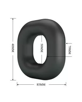CRAZY BULL - WALDEN SUPERSOFT SILIKON-PENNISRING SCHWARZ