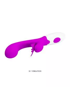 PRETTY LOVE - BUTTERFLY KISS 30-FUNKTIONEN-HASENVIBRATOR LILA