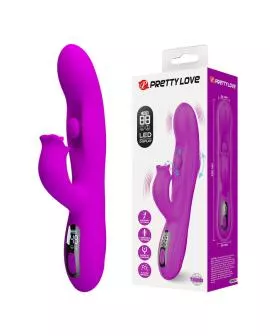 PRETTY LOVE - YALANDA HASE OSZILLIERENDER VIBRATOR MIT LED-ANZEIGE, LILA