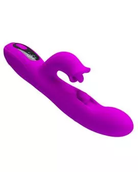 PRETTY LOVE - YALANDA HASE OSZILLIERENDER VIBRATOR MIT LED-ANZEIGE, LILA
