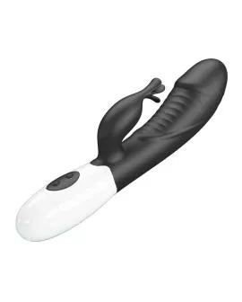 PRETTY LOVE - RASMUSSEN 30-FUNKTIONEN-HASE-VIBRATOR SCHWARZ