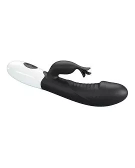 PRETTY LOVE - RASMUSSEN 30-FUNKTIONEN-HASE-VIBRATOR SCHWARZ