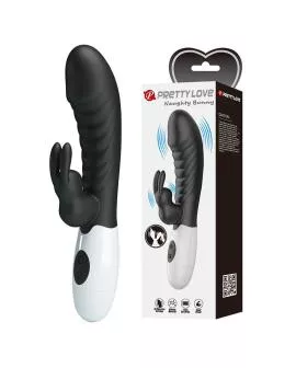 PRETTY LOVE - NAUGHTY BUNNY 30-FUNKTIONEN-HASENVIBRATOR SCHWARZ
