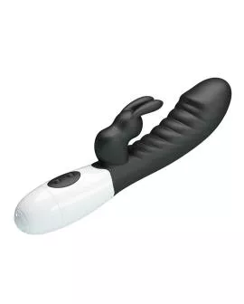 PRETTY LOVE - NAUGHTY BUNNY 30-FUNKTIONEN-HASENVIBRATOR SCHWARZ