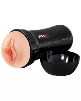 PDX EXTREME – REALISTISCHER SELBSTSCHMIERBARER MASTURBATOR MIT SUPER LECKEREN LIPPEN