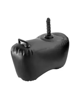 FETISH FANTASY SERIES - AUFBLASBARER LIEBESSITZ BODY DOCK MIT DILDO 69,2 CM SCHWARZ
