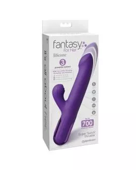 FANTASY FOR HER - SUPER SONIX THRUSTER RABBIT VIBRATOR LILA