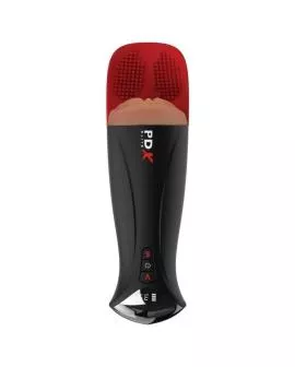 PDX ELITE - FAP-O-MATIC PRO XL AUTOMATISCHER VIBRATIONS-STROKER BRAUN 34,9 CM