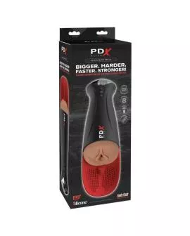 PDX ELITE - FAP-O-MATIC PRO XL AUTOMATISCHER VIBRATIONS-STROKER BRAUN 34,9 CM