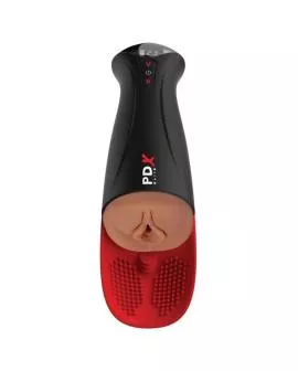 PDX ELITE - FAP-O-MATIC PRO XL AUTOMATISCHER VIBRATIONS-STROKER BRAUN 34,9 CM