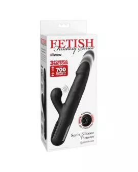 FETISH FANTASY SERIES - SONIX SILIKON-THRUSTER-HASE-VIBRATOR SCHWARZ