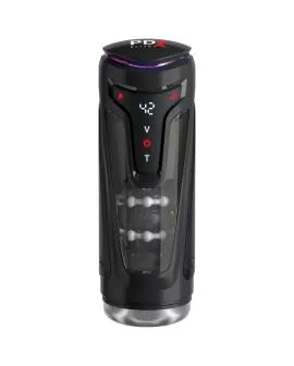 PDX ELITE - MOTO-BATOR PRO THRUSTING STROKER AUTOMATISCHER VIBRATIONS- UND WÄRME-MASTURBATOR 26,5 CM