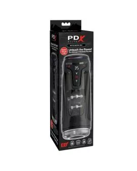 PDX ELITE - MOTO-BATOR PRO THRUSTING STROKER AUTOMATISCHER VIBRATIONS- UND WÄRME-MASTURBATOR 26,5 CM