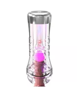 PDX ELITE - VIEWTUBE XXL LED TRANSPARENT STROKER 27,3 CM