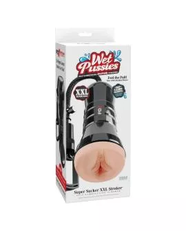 PDX EXTREME – WET PUSSIES SUPER SUCKER XXL LEICHTER VAGINA-STROKER MIT SAUGFUNKTION 27,3 CM