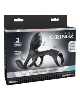 FANTASY C-RINGZ – ULTIMATIVER PAAR-CAGE-MAX-VIBRATIONS-PENISRING 19,5 CM