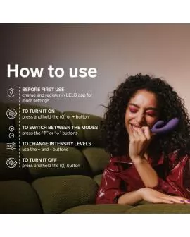 LELO - INA THRUST RABBIT STOSSVIBRATOR LILA