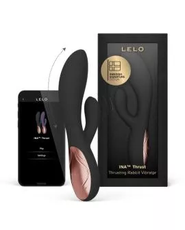 LELO - INA THRUST RABBIT STOSSVIBRATOR SCHWARZ