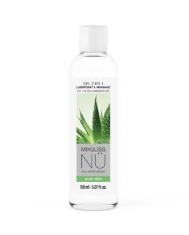 MIXGLISS – 2-IN-1-GLEIT- UND MASSAGEGEL AUF WASSERBASIS, NURU ALOE VERA, 150 ML