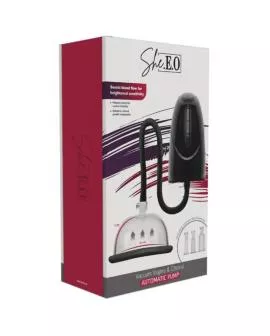 SHE.E.O - AUTOMATISCHE VAKUUMPUMPE FÜR VAGINA UND KLITORIS SCHWARZ