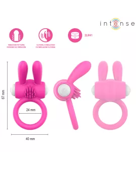 INTENSE - HOPPS VIBRIERENDER PENISRING MIT KLITORISSTIMULATION PINK