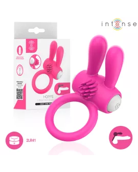 INTENSE - HOPPS VIBRIERENDER PENISRING MIT KLITORISSTIMULATION PINK