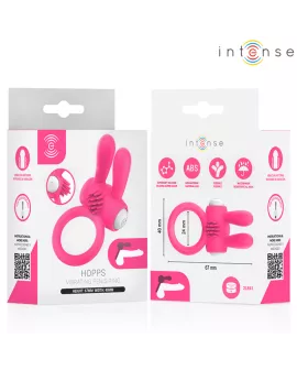 INTENSE - HOPPS VIBRIERENDER PENISRING MIT KLITORISSTIMULATION PINK