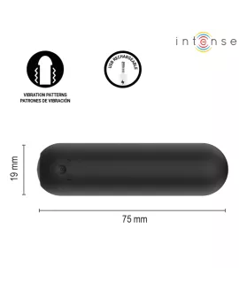 INTENSE - JUDY WIEDERAUFLADBARER VIBRATIONSKUGEL MIT FERNBEDIENUNG SCHWARZ