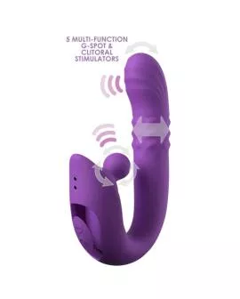 FANTASY FOR HER - HARMONI PRO PURPLE G-SPOT & CLITORAL RABBIT VIBRATOR
