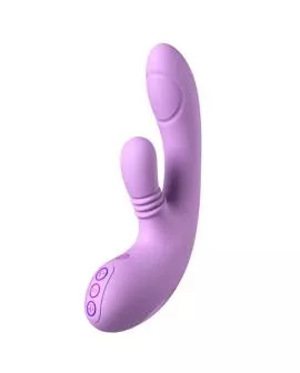 FANTASY FOR HER - INTIMOTION FLUTTER PRO PURPLE G-SPOT & CLITORAL RABBIT VIBRATOR