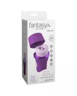 FANTASY FOR HER - LUSH KISS PLÜSCH-LILA SAUGT UND LECKT KLITORALSTIMULATOR