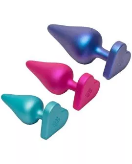 ROMP - LUSTER ANAL TRAININGSSET S/M/L MIT HERZFÖRMIGER BASIS