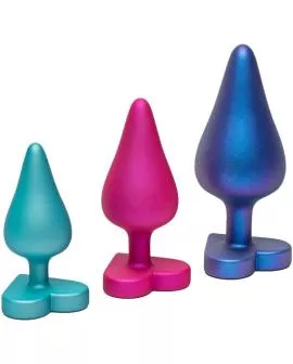 ROMP - LUSTER ANAL TRAININGSSET S/M/L MIT HERZFÖRMIGER BASIS