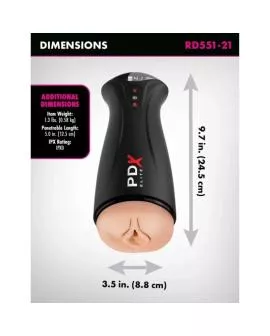 PDX ELITE - FAP-GASM INTERMITTIERENDER SAUG- UND VIBRATIONSMASTURBATOR