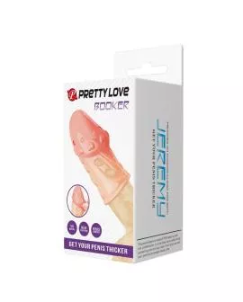 PRETTY LOVE - SOCKER STRUKTURIERTE PENISHÜLLE NATUR