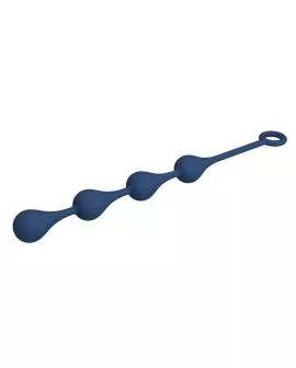 MR PLAY – BLAUE SILIKON-ANALPOLSTER, GRÖSSE M, 33 CM