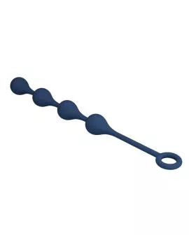 MR PLAY – BLAUE SILIKON-ANALPOLSTER, GRÖSSE M, 33 CM