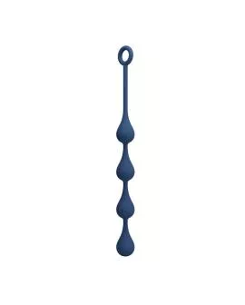MR PLAY – BLAUE SILIKON-ANALPOLSTER, GRÖSSE M, 33 CM