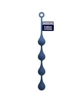 MR PLAY – BLAUE SILIKON-ANALPOLSTER, GRÖSSE XL, 52,5 CM