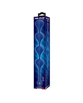MR PLAY – BLAUE SILIKON-ANALPOLSTER, GRÖSSE XL, 52,5 CM