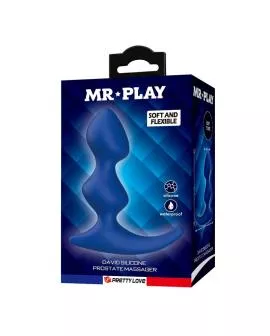 MR PLAY - ERGONOMISCHER BLAUER ANALPLUG