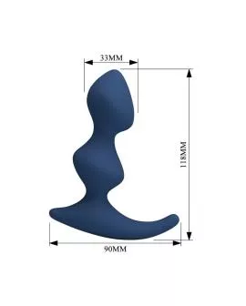 MR PLAY - ERGONOMISCHER BLAUER ANALPLUG