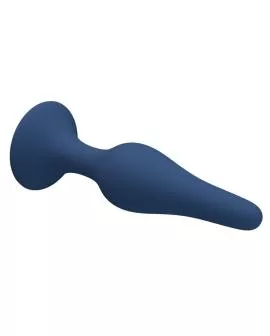 MR PLAY - KONISCHER SILIKON-ANALPLUG, BLAU, XL