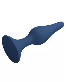 MR PLAY - KONISCHER SILIKON-ANALPLUG, BLAU, XL
