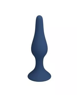 MR PLAY - KONISCHER SILIKON-ANALPLUG, BLAU, XL