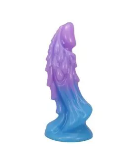 POWER MONSTERS - ATLANTEANS REALISTISCHER DILDO MIT SAUGNAPF 19 CM Ø 5 CM BLAU & LILA